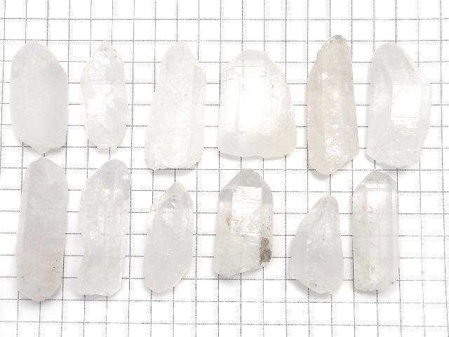 [Video][One of a kind] Himalayan Quartz Raw Stone 12pcs Set NO.5