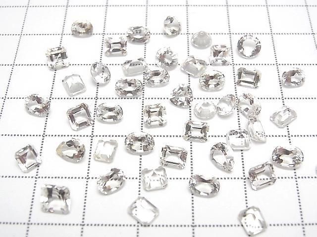 [Video] UV Color Change Scapolite Loose Stone Mixed Shape Faceted [Large Size] 5pcs