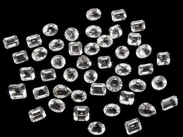 [Video] UV Color Change Scapolite Loose Stone Mixed Shape Faceted [Large Size] 5pcs