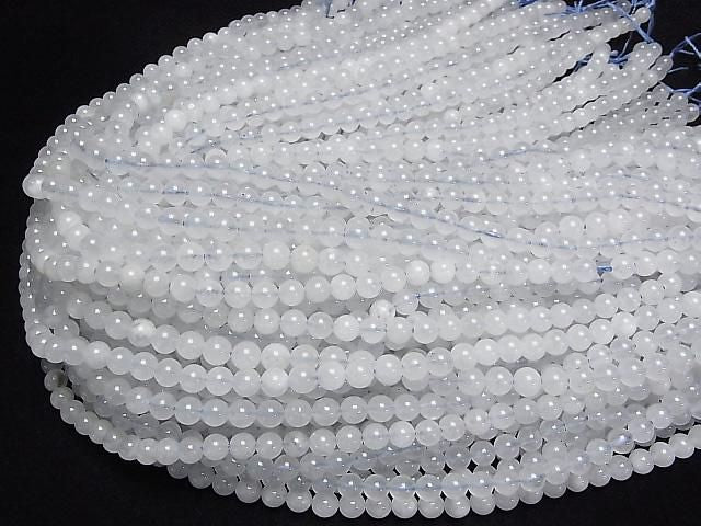 [Video] Goshenite AA++ Round 6-7mm half or 1strand beads (approx. 15 inches/37 cm)