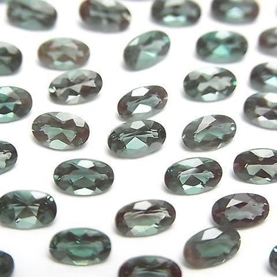 Hochwertiger Farbwechsel Andesin AAA Lose Stein Oval Facettiert 5x3mm 2 Stück