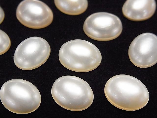 [Video] Mabe Pearl AAA Half Oval 10x8mm 1pc