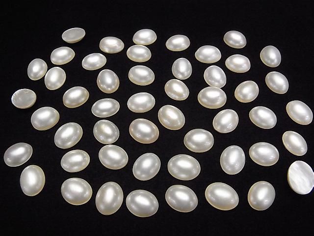 [Video] Mabe Pearl AAA Half Oval 10x8mm 1pc