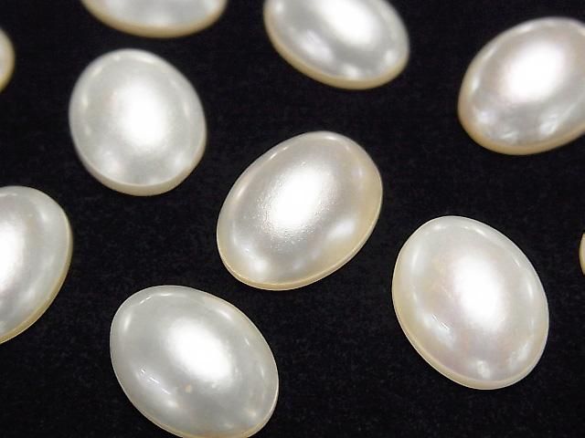 [Video] Mabe Pearl AAA Half Oval 14x10mm 1pc