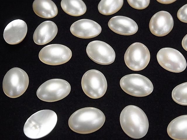 [Video] Mabe Pearl AAA Half Oval 14x10mm 1pc