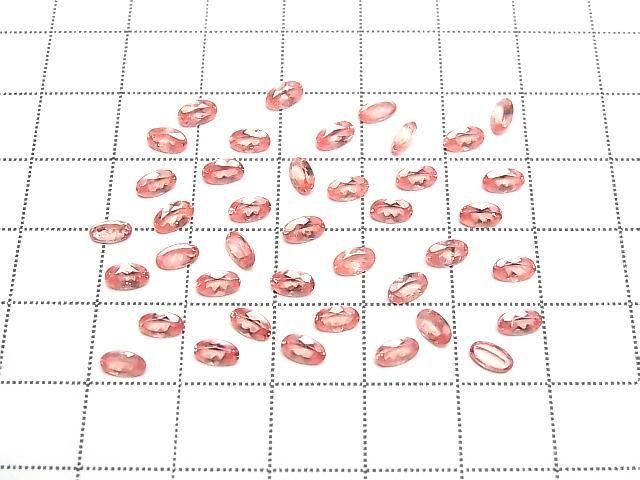 [Video] Sweet Home Rhodochrosite AAA Loose Stone Oval Faceted 5x3mm 1pc