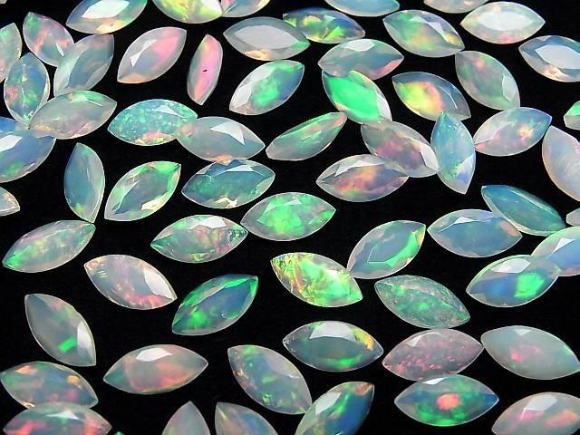 [Video] High Quality Ethiopian Opal AAA Loose Stone Marquise Faceted 12x6mm 1pc