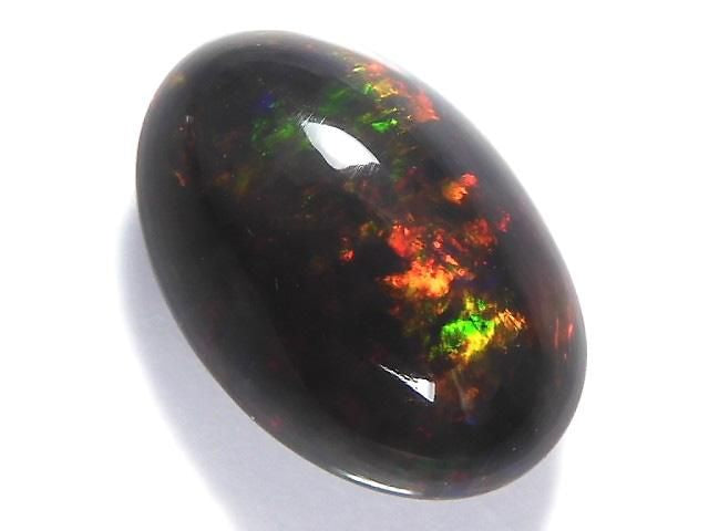 [Video][One of a kind] Black Opal AAA Cabochon 1pc NO.70