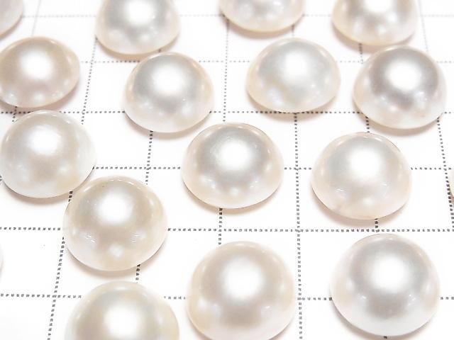 [Video] Mabe Pearl AAA Half-Shaped Round 13-14mm 1pc