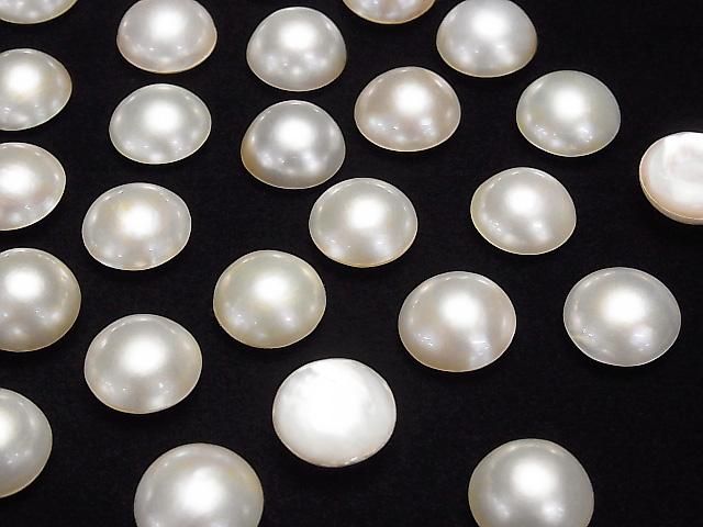 [Video] Mabe Pearl AAA Half-Shaped Round 14-15mm 1pc
