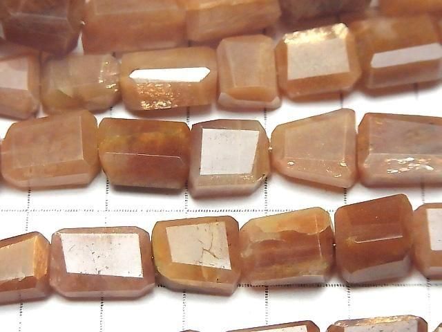 [Video] Sunstone AA Faceted Nugget 1strand beads (approx. 7 inches/18 cm)