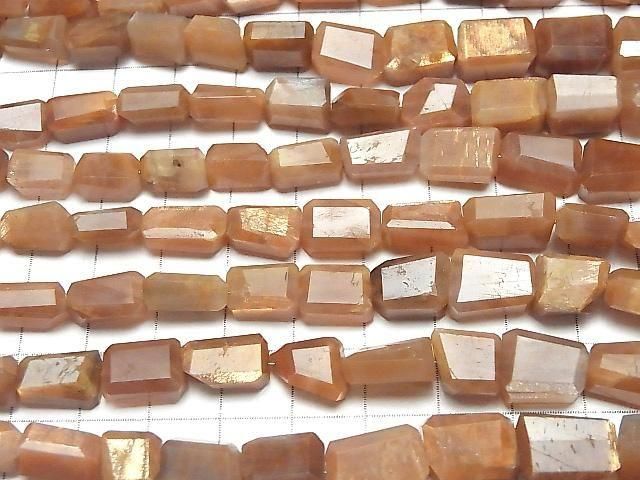[Video] Sunstone AA Faceted Nugget 1strand beads (approx. 7 inches/18 cm)