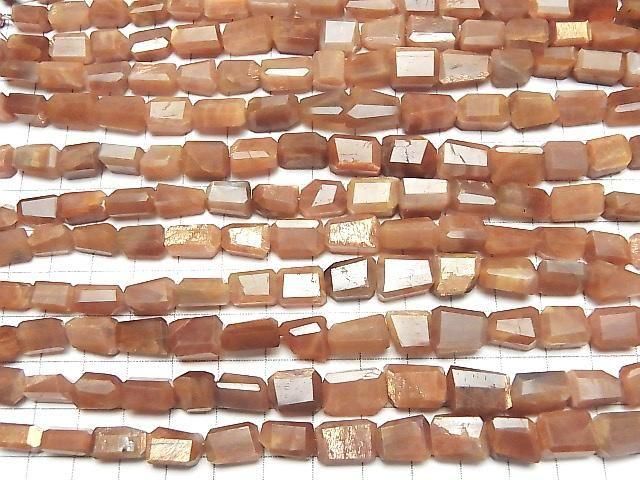 [Video] Sunstone AA Faceted Nugget 1strand beads (approx. 7 inches/18 cm)