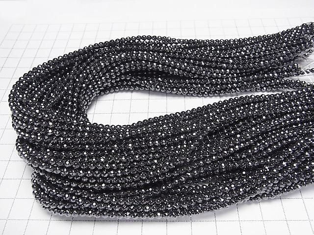 Magnetic! Hematite Faceted Round 3mm 1strand beads (aprx.15inch/38cm)