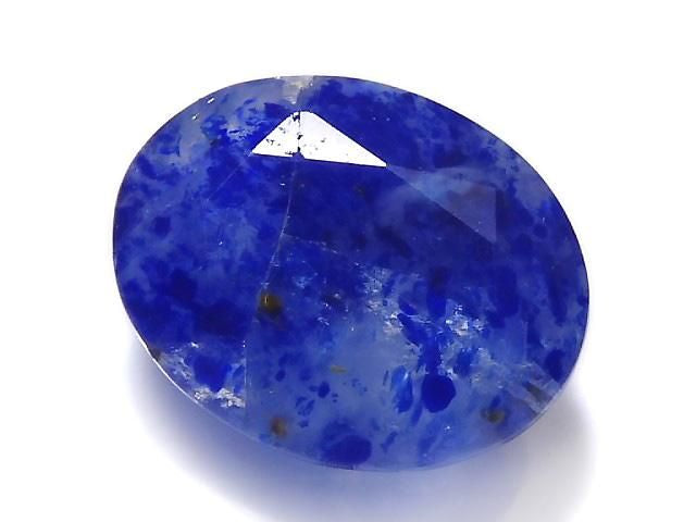 [Video][One of a kind] Lazurite in Sodalite Loose Stone Faceted 1pc NO.5