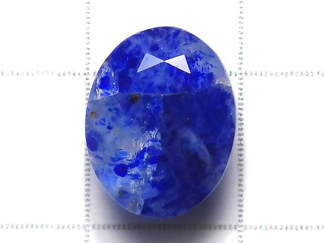 [Video][One of a kind] Lazurite in Sodalite Loose Stone Faceted 1pc NO.5