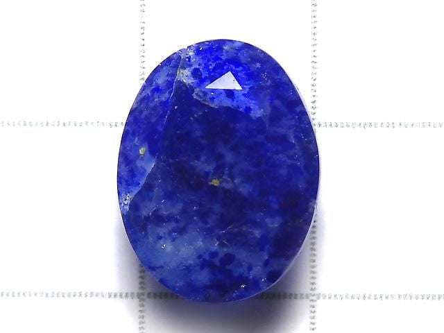 [Video][One of a kind] Lazurite in Sodalite Loose Stone Faceted 1pc NO.8