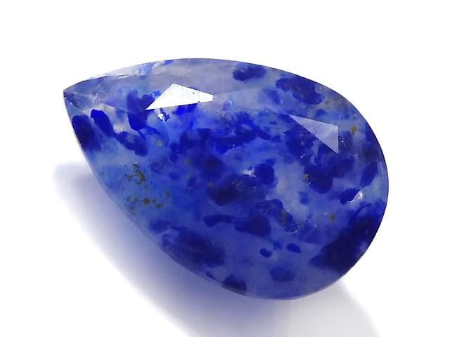 [Video][One of a kind] Lazurite in Sodalite Loose Stone Faceted 1pc NO.9
