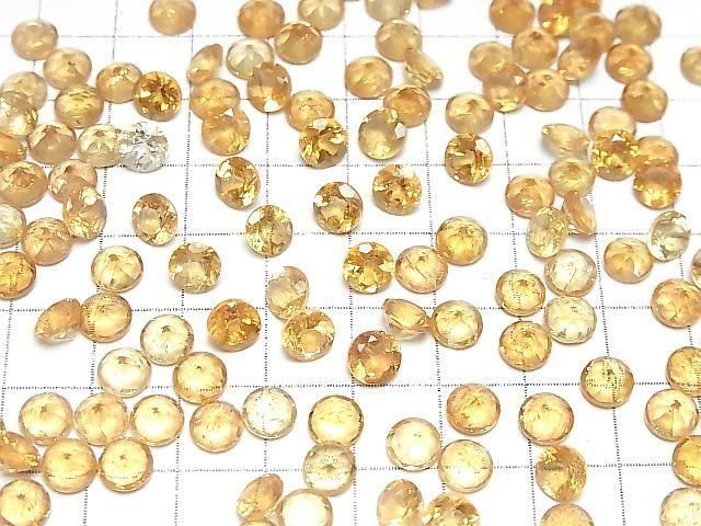 [Video] High Quality Imperial Topaz AAA- Loose Stone Round Faceted 6x6mm 2pcs