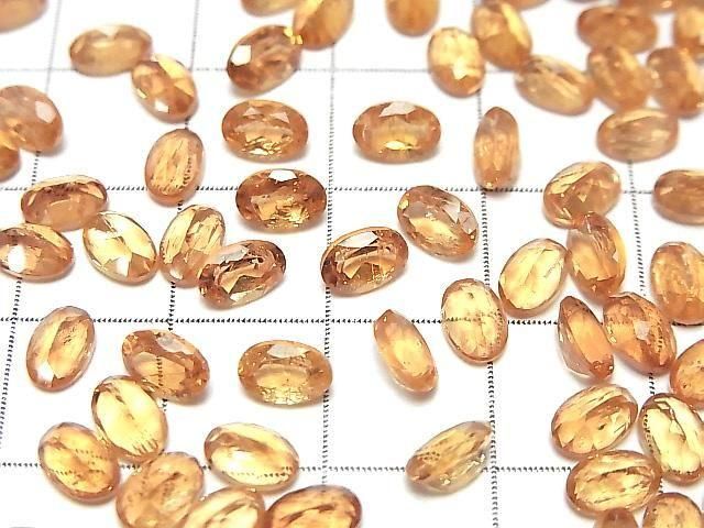 High Quality Imperial Topaz AAA- Loose Oval Faceted Stone 6x4mm 3pcs