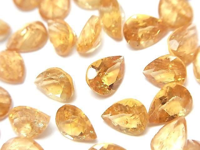 High Quality Imperial Topaz AAA- Loose Stone Pear Shape Faceted 8x6mm 2pcs