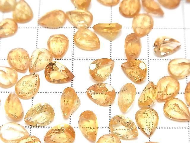 High Quality Imperial Topaz AAA- Loose Stone Pear Shape Faceted 8x6mm 2pcs