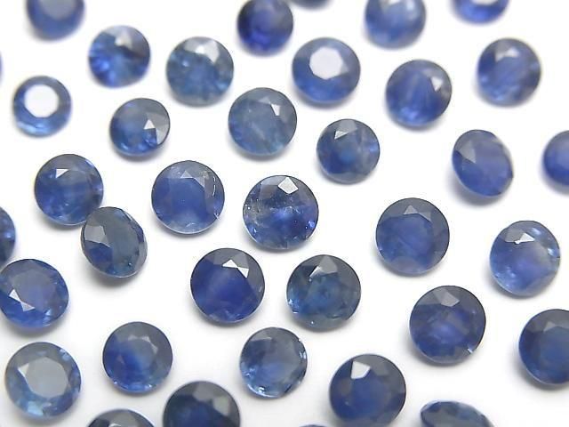 [Video] Thailand High Quality Sapphire AA++ Loose Stone Round Faceted 4x4mm 1pc