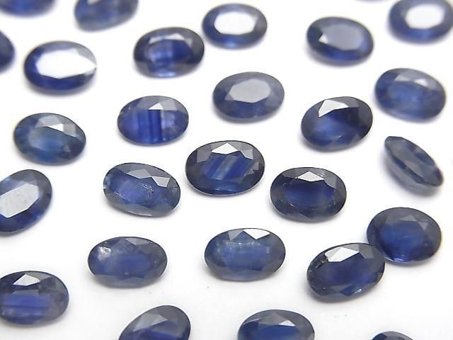 [Video] Thailand High Quality Sapphire AA++ Loose Stone Oval Faceted 6x4mm 1pc