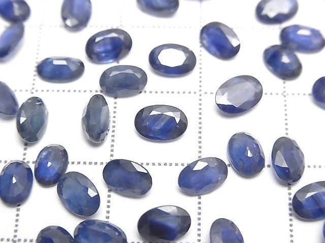 [Video] Thailand High Quality Sapphire AA++ Loose Stone Oval Faceted 6x4mm 1pc