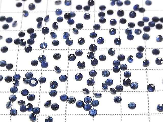 [Video] Thailand High Quality Sapphire AAA Loose Stone Round Faceted 3x3mm 2pcs