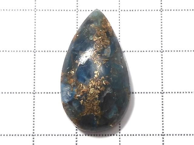 [Video][One of a kind] Copper Apatite Cabochon 1pc NO.32