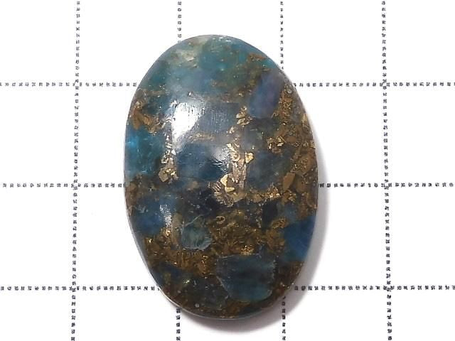 [Video][One of a kind] Copper Apatite Cabochon 1pc NO.33