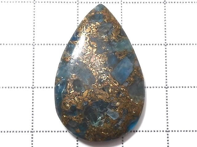 [Video][One of a kind] Copper Apatite Cabochon 1pc NO.36