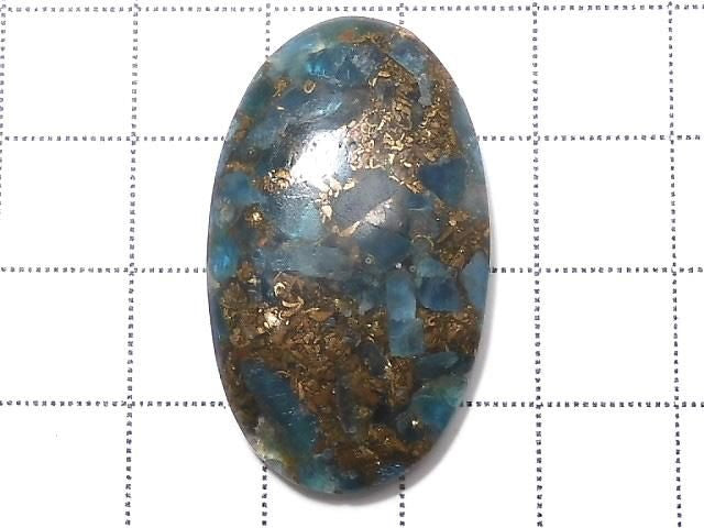 [Video][One of a kind] Copper Apatite Cabochon 1pc NO.40