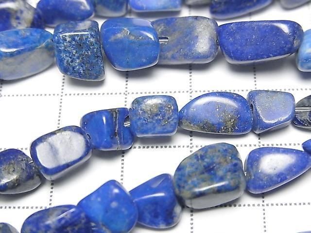 [Video] Lapislazuli AA Nugget 1strand beads (approx. 15 inches/36 cm)