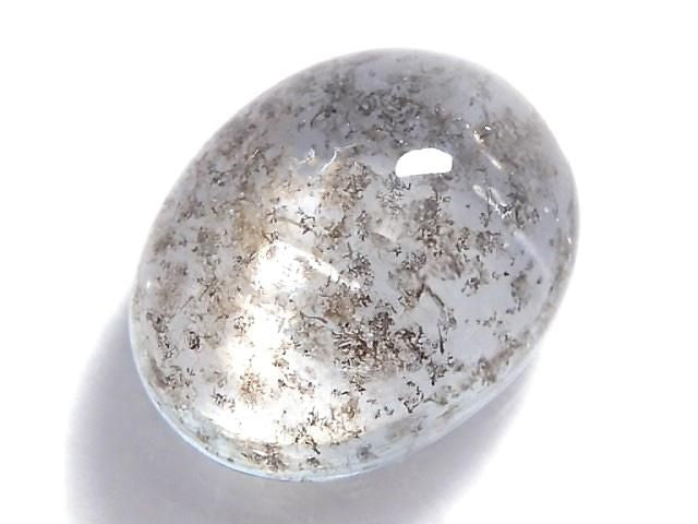 [Video][One of a kind] High Quality Aquamarine AAA- Cabochon Moss 1pc NO.148
