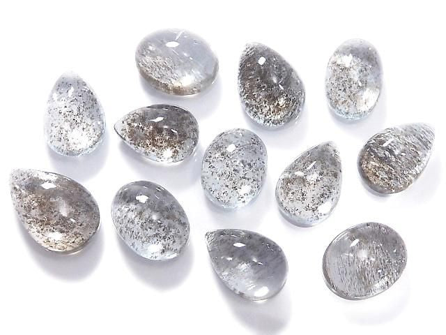 [Video][One of a kind] High Quality Aquamarine AAA- Cabochon Moss 12pcs Set NO.151