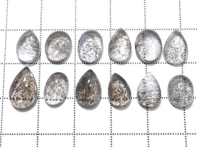 [Video][One of a kind] High Quality Aquamarine AAA- Cabochon Moss 12pcs Set NO.151