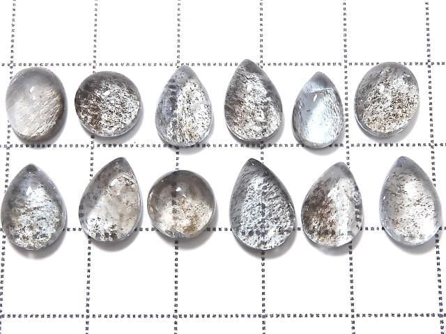 [Video][One of a kind] High Quality Aquamarine AAA- Cabochon Moss 12pcs Set NO.152