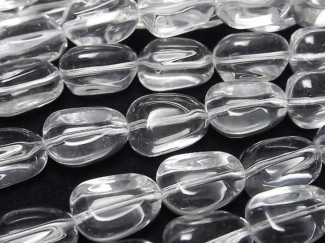 Crystal (Fused Quartz) AAA Nugget 1strand beads (approx. 14 inches/35 cm)