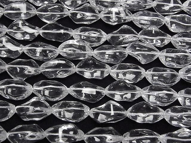 Crystal (Fused Quartz) AAA Nugget 1strand beads (approx. 14 inches/35 cm)