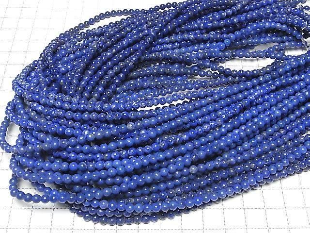 [Video] Lapislazuli AA Round 4mm 1strand beads (approx. 15 inches/36 cm)