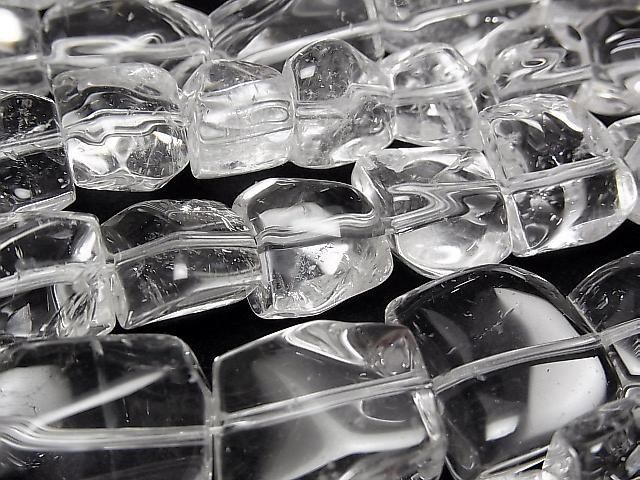 [Video] Crystal AA++ Faceted Nugget [M-L Size] 1strand beads (approx. 15 inches/36 cm)