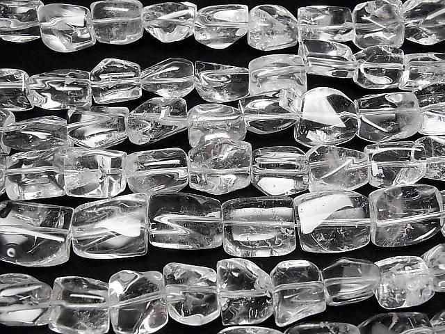 [Video] Crystal AA++ Faceted Nugget [M-L Size] 1strand beads (approx. 15 inches/36 cm)
