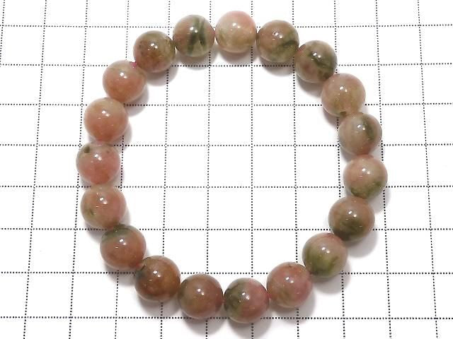 [Video][One of a kind] Bi-color Tourmaline AA++ Round 10mm Bracelet NO.5