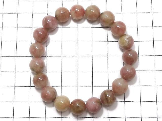 [Video][One of a kind] Bi-color Tourmaline AA++ Round 10mm Bracelet NO.8