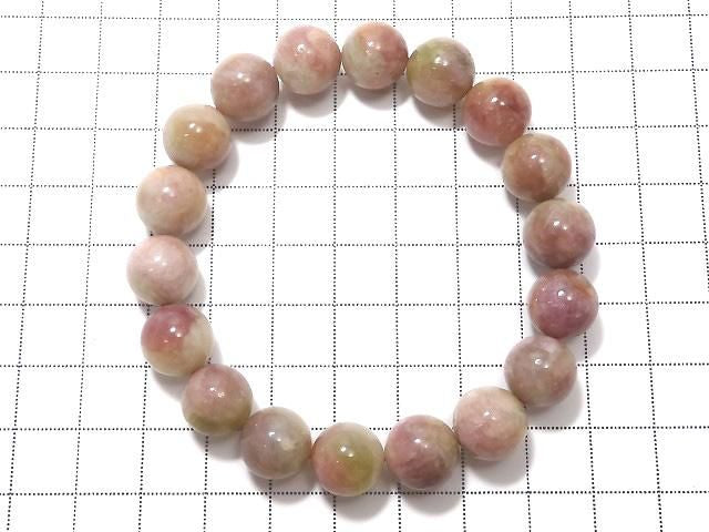 [Video][One of a kind] Bi-color Tourmaline AA++ Round 11mm Bracelet NO.10