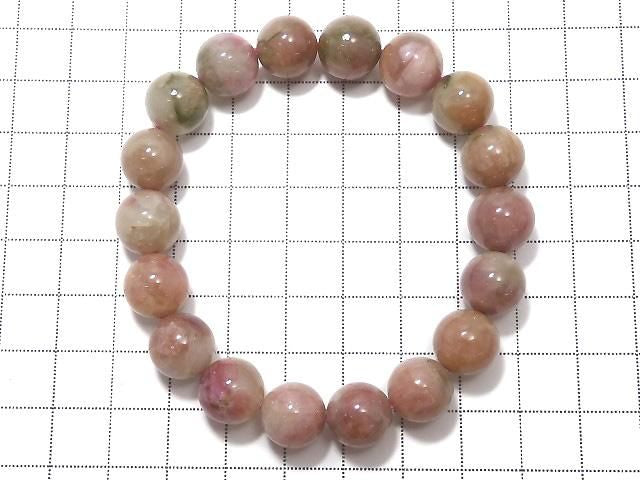 [Video][One of a kind] Bi-color Tourmaline AA++ Round 11mm Bracelet NO.12