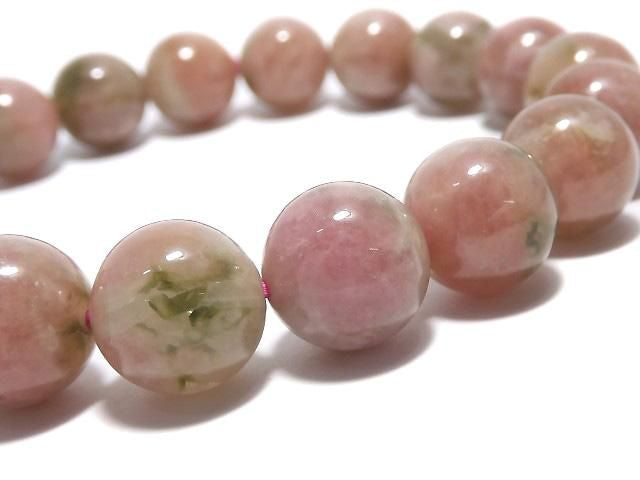 [Video][One of a kind] Bi-color Tourmaline AA++ Round 10.5mm Bracelet NO.13