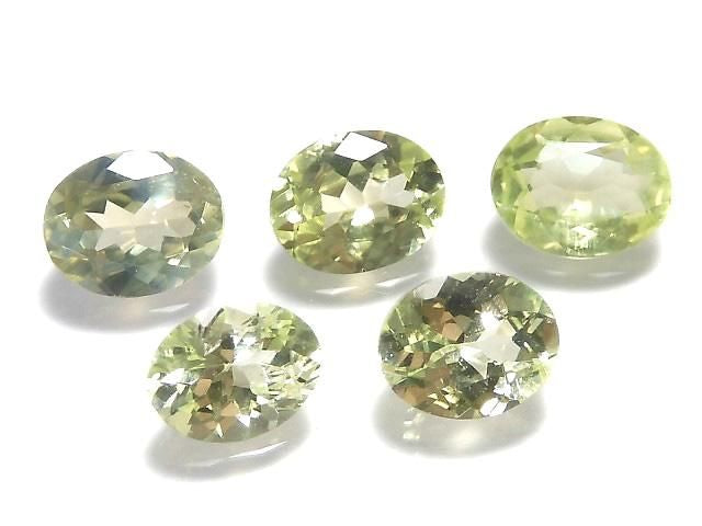 [Video][One of a kind] High Quality Chrysoberyl AAA Loose Stone Faceted 5pcs Set NO.5